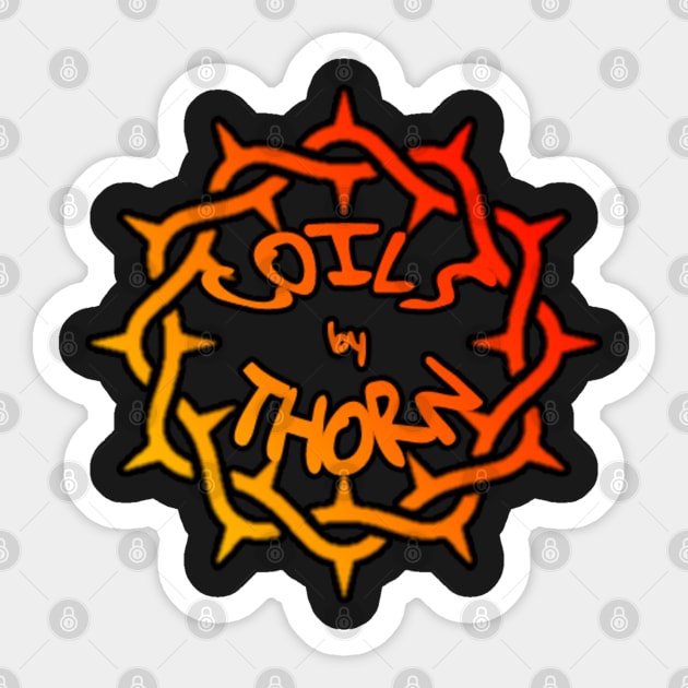 Coils by Thorn Glow Logo Sticker by notacraftyusername